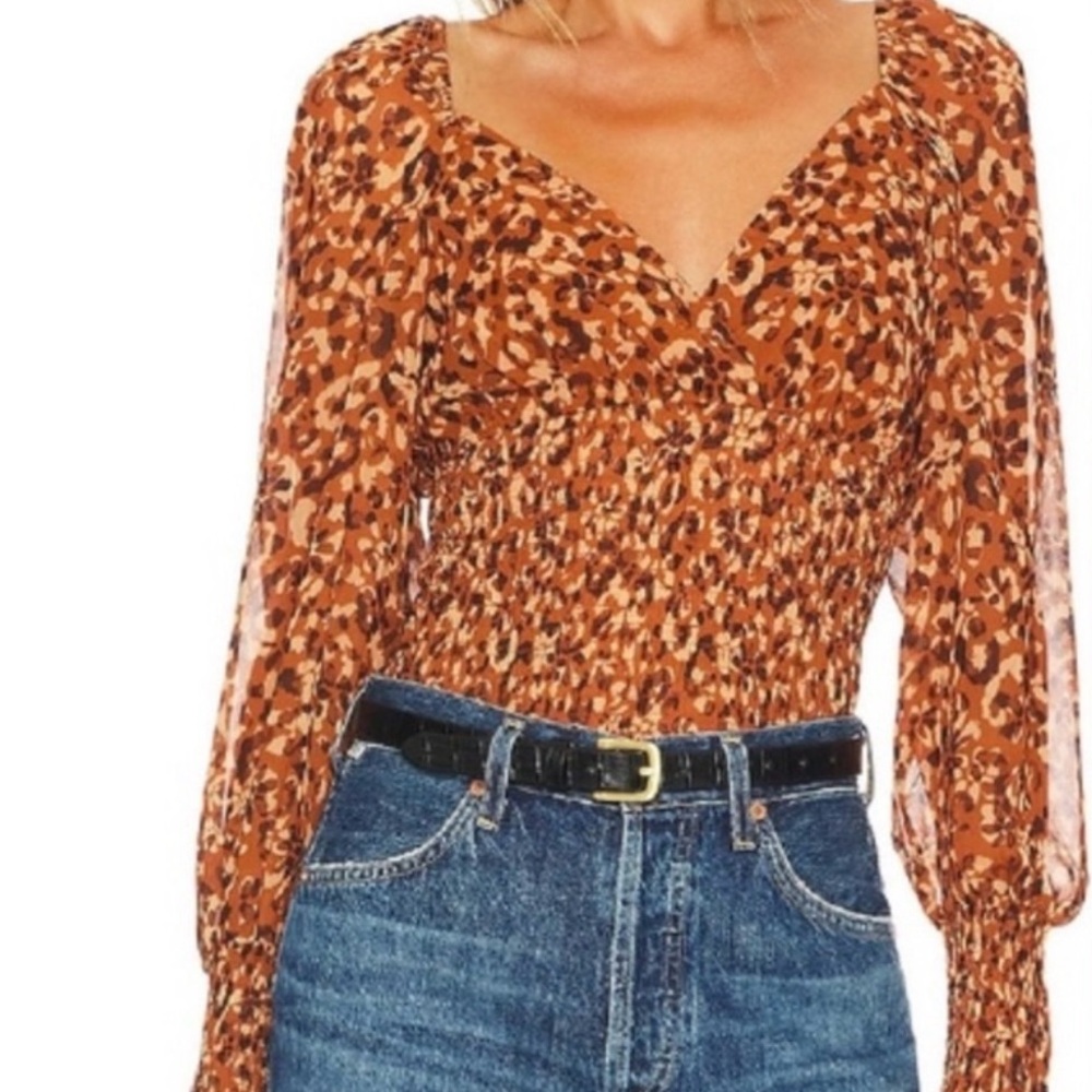 Steve Madden - Women's Brown Patterned Top